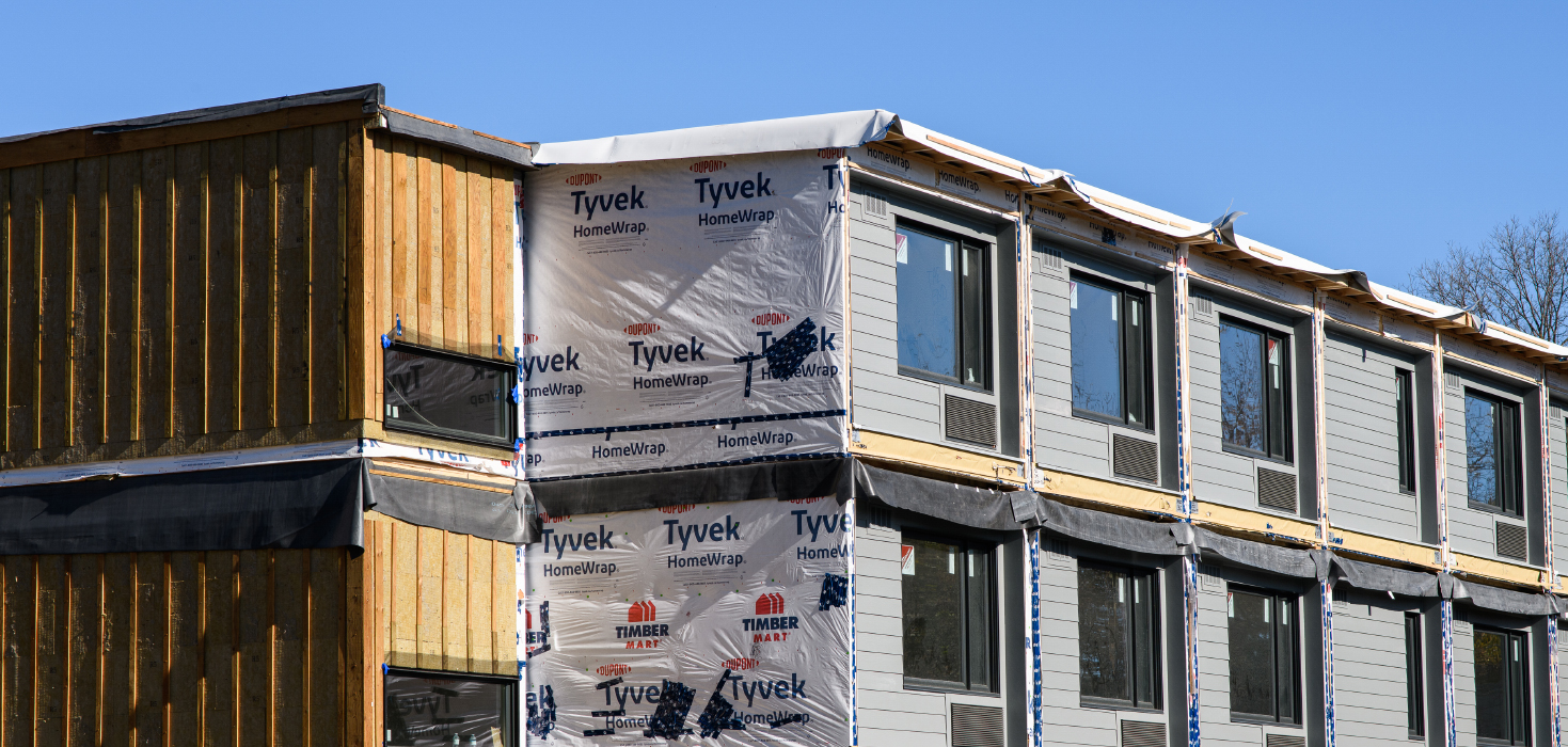 A new home under construction.