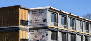A new home under construction.