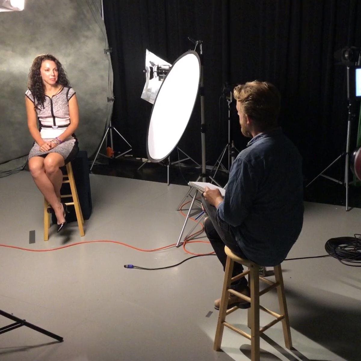 A group of photographers from Big Red Oak on a client shoot.