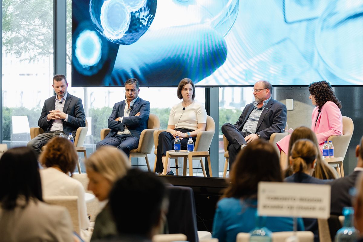 The esteemed panel from our final Life Sciences event.