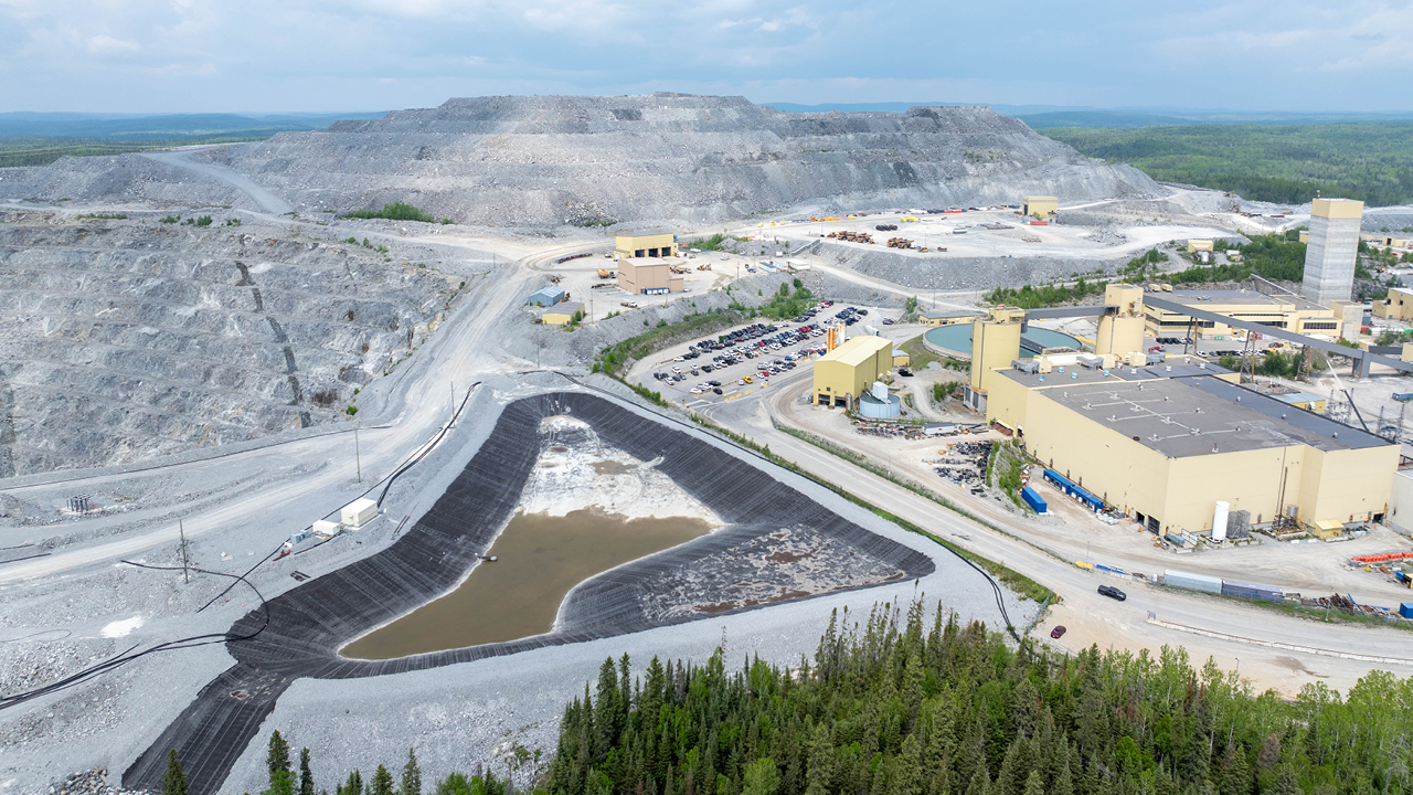 a mining quarry 
