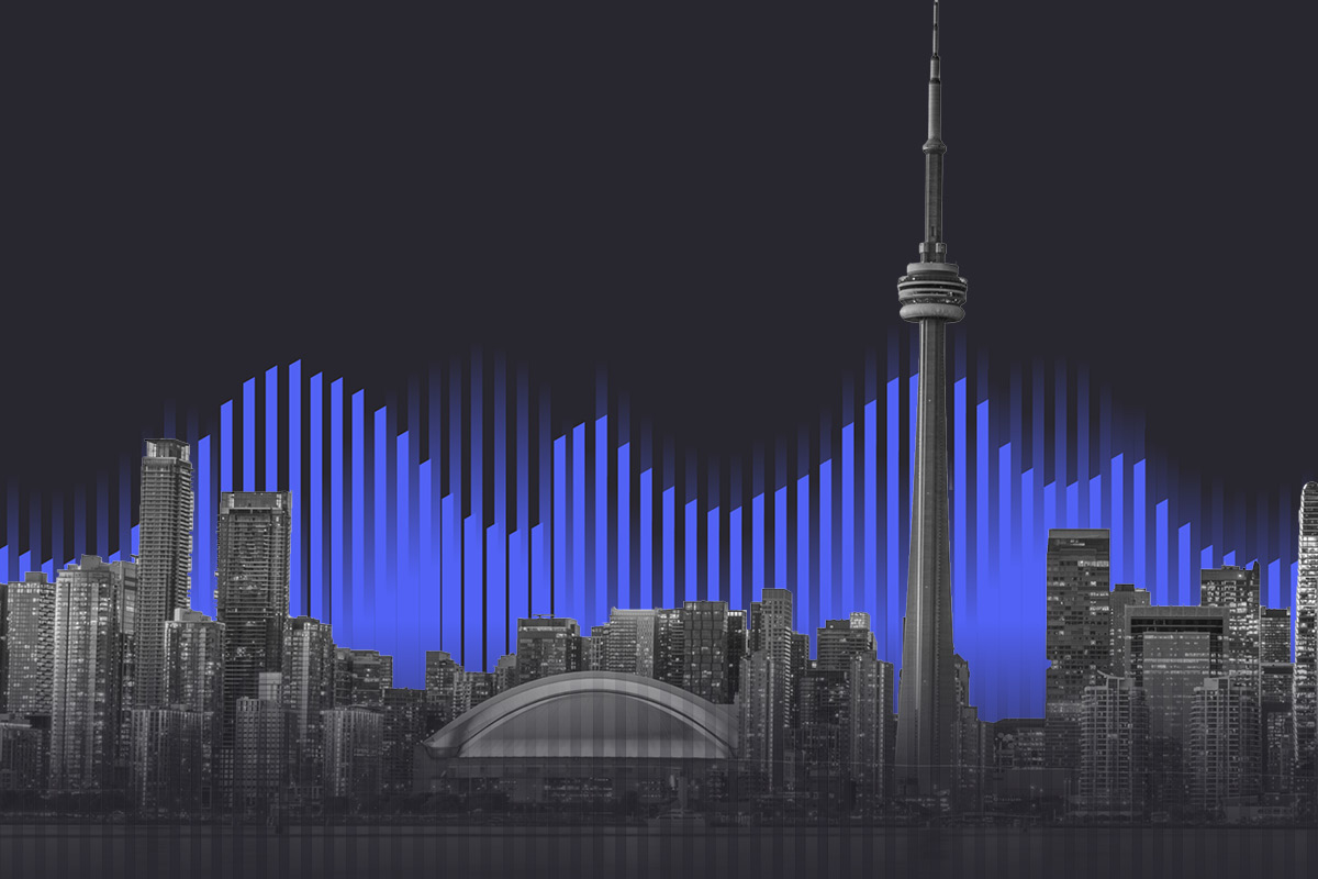 The creative treatment for "Toronto Talks" podcast.