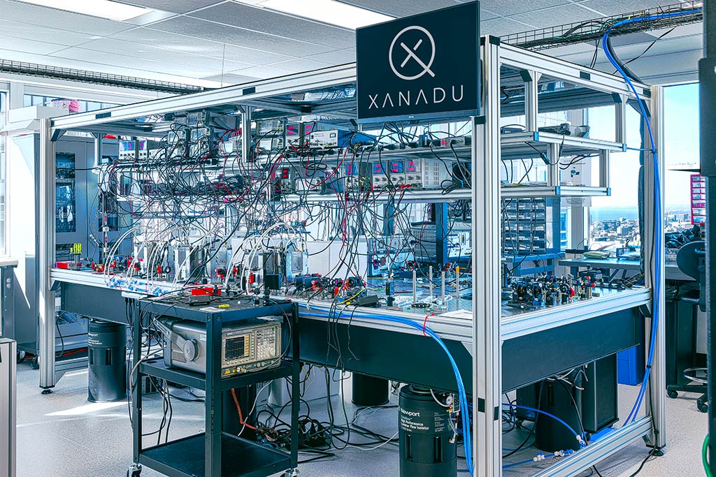 A quantum computer, courtesy Xanadu / The Logic.