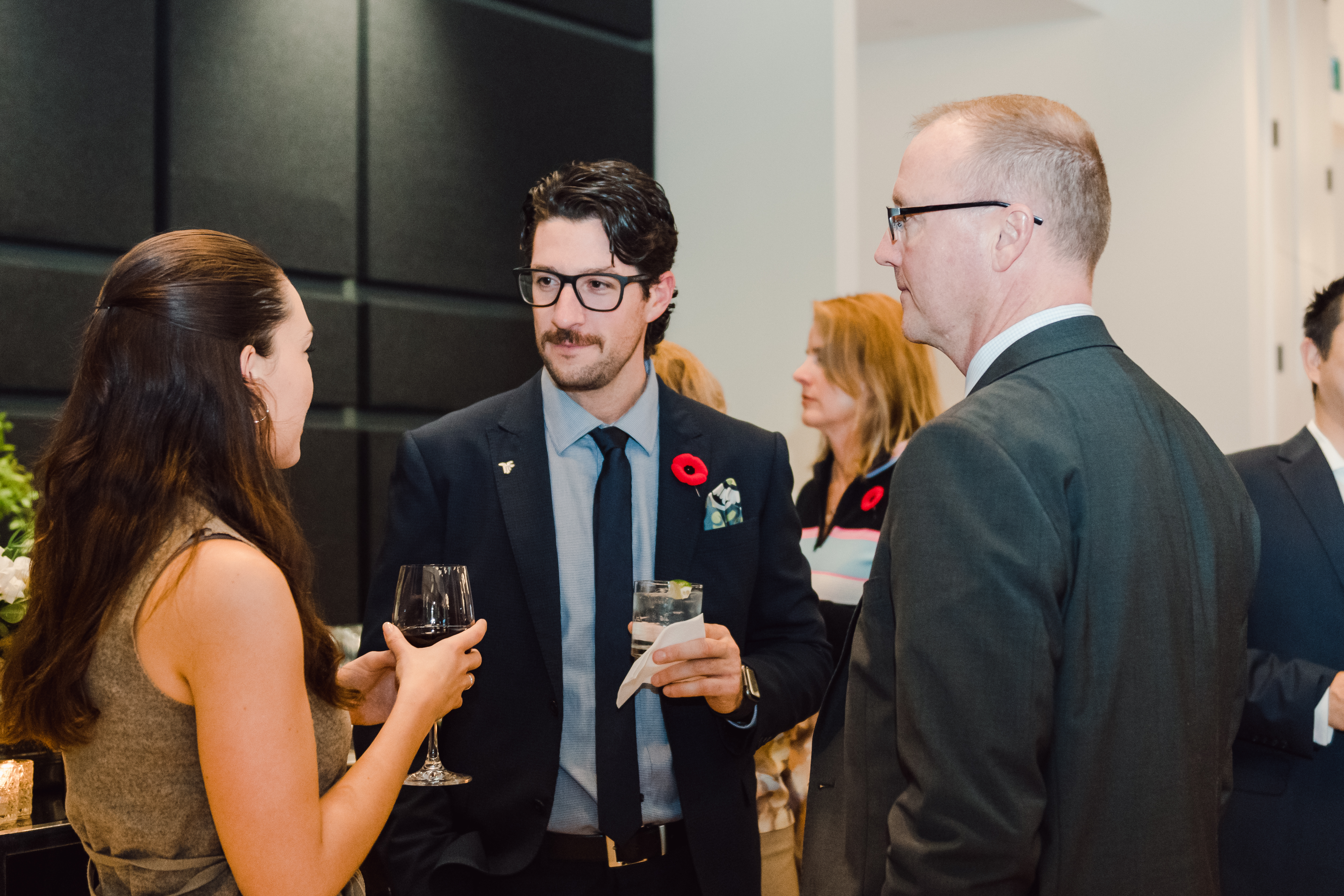 TRBOT members at a Networking event