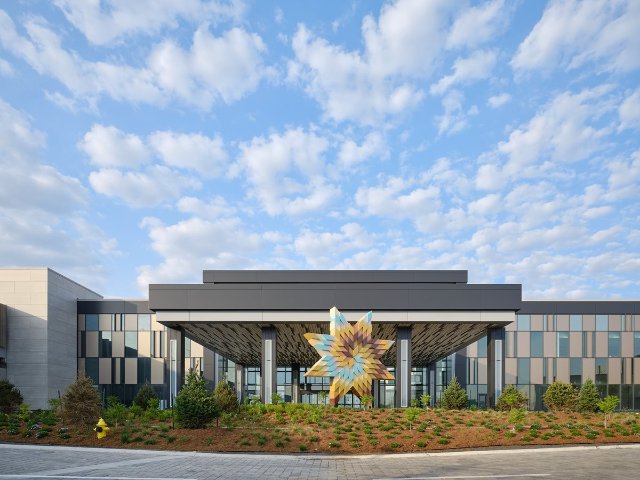 The entryway to the Great Canadian Resort and Casino.