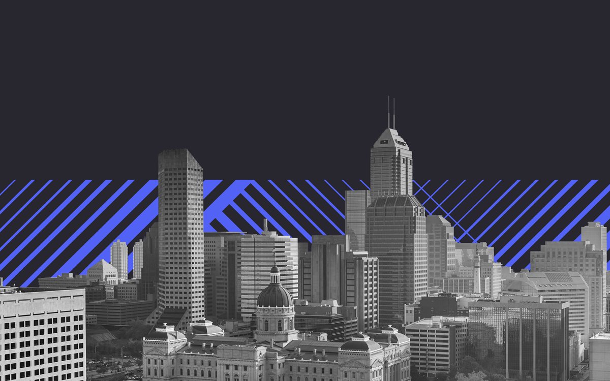 A skyline view of Indianapolis, home to Conexus' plant.