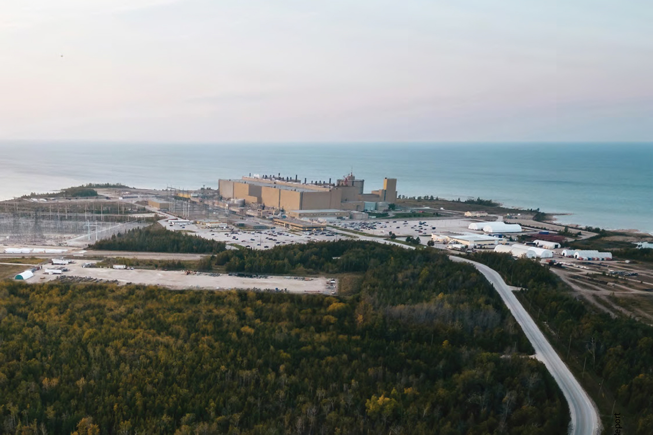 The Bruce Power facility.