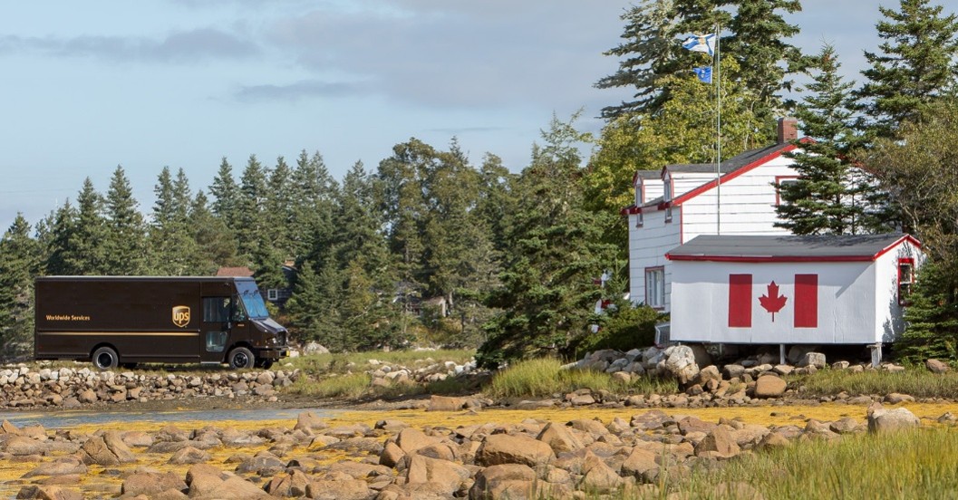 ups delivery to cottage