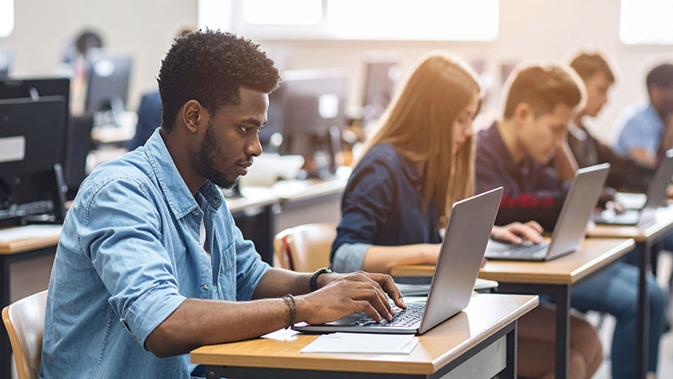 tech students working talent pipeline
