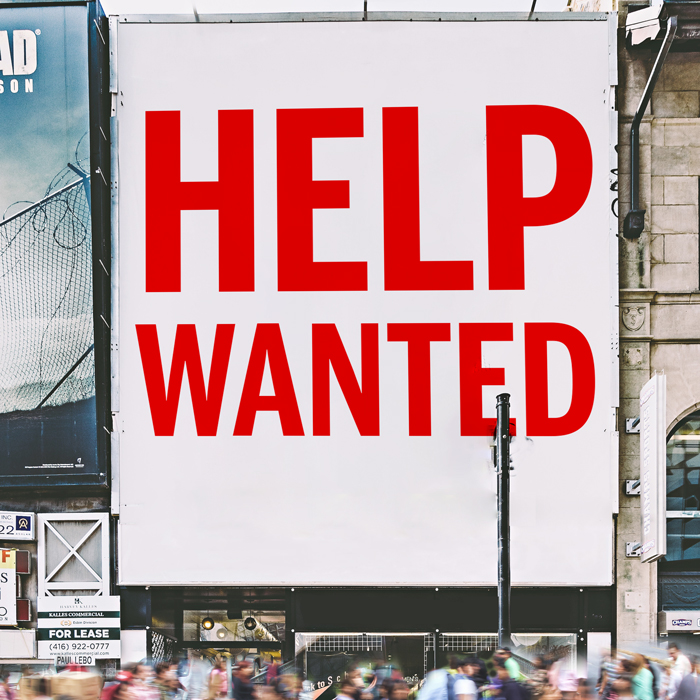 Help Wanted billboard